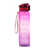 1L Tritan Water Bottle With Time Marker Bounce Cover Motivational Water Bottle Cycling Leakproof Cup For Sports Fitness Bottles