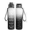 Transparent Flask Water Bottle 1000ml Bottled Kawaii Bottle Bpa Free Infuser Plastic Milk Sports Clear Water Bottle Kawaii Cup