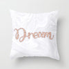 Pink sofa cushion cushion pillowcase