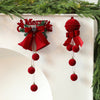 Jingling Bell Decorative Pendant Window Flocking Ornaments